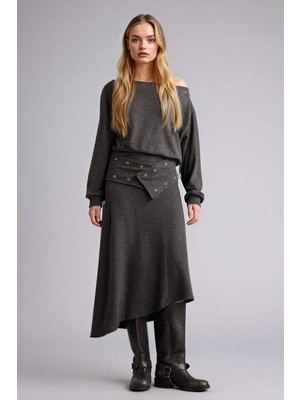 DeFacto A Kesim Normal Bel Midi Etek G8748AX26SP