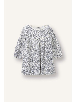 DeFacto Desenli Müslin Elbise Kız Bebek G8210A526SP