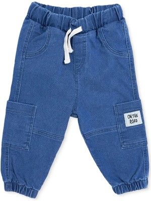 Hellobaby Hellobaby, Erkek, Denim Pantolon, Bağcıklı, Little Car, Uzun Paça