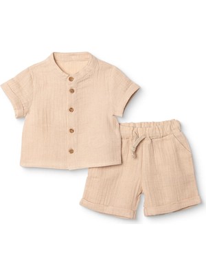 Hellobaby Hellobaby, Erkek, Gömlek-Şort, Düğmeli, Safari Adventure, Gömlek Yaka, Uzun Paça, Kısa Kol