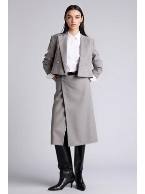 DeFacto Normal Bel Tafta Midi Etek G9096AX26SP