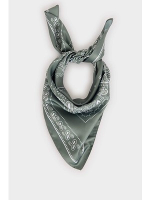 DeFacto Kadın Desenli Saten Şal H1035AX26SM