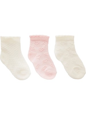 Hellobaby Hellobaby, Kız, 3lü Soket Çorap, Çizgili