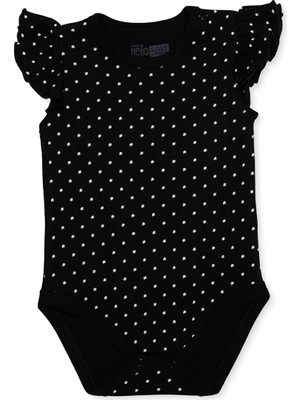 Hellobaby Hellobaby, Kız, Kısa Kol Body, Çiçek Baskılı, Çıtçıtlı, Çıtçıtlı Yaka, Kısa Kol