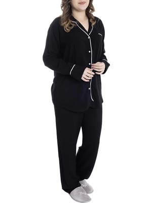 Baby Mom Baby Mom, Anne, Hamile Pijama Takımı, Düğmeli, Modelli Yaka, Uzun Paça, Uzun Kol