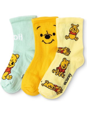Disney Baby Disneybaby, Unisex, 3lü Soket Çorap, Lisans Baskılı