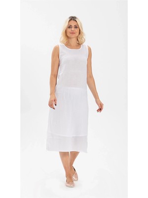 Beruflic Imer 3164 Kalın Askı Uzun Viskon Elbise Kombinezon