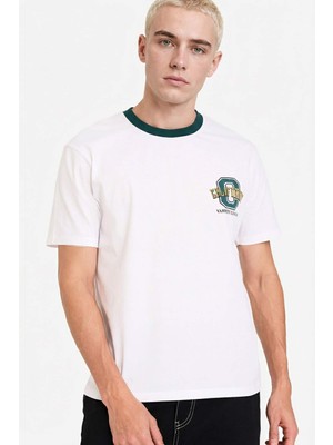 DeFacto %100 Pamuk Baskılı Tişört F8150AX26SP