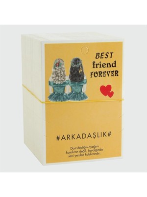 Esranın Dünyası 3'lü Arkadaşlık Bileklik Kartı RSBİJ34-ESRDNS