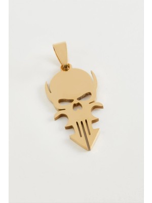 Esranın Dünyası Kuru Kafa Çelik Kolye Ucu 3,5 cm RSBİJ34-ESRDNS