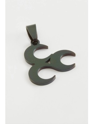 Esranın Dünyası Tuğra Çelik Kolye Ucu 2,5 cm RSBİJ34-ESRDNS