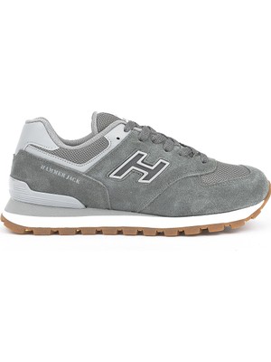 Hammer Jack Chile Hakiki Deri Meet Gri-Krep Kadın Spor Ayakkabı