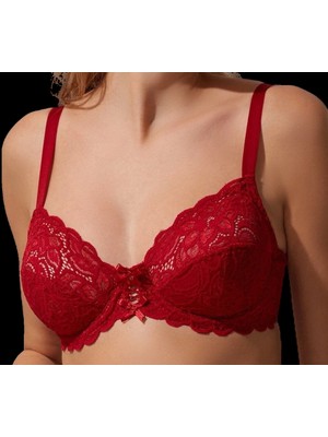 Beruflic Miss 1050 Kadın Balenli Dantelli Toparlayıcı Sütyen