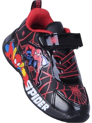 Ayakcenter 836 Spider Siyah Erkek Çocuk Spor Ayakkabı