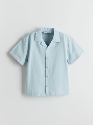 Lc Waikiki Yeni Sezon Keten Karışımlı Erkek Çocuk Gömlek