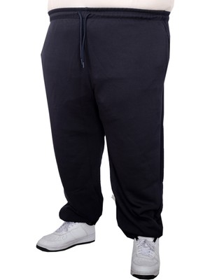 Mode Xl Lacivert Eşofman Altı 7XL Erkek Truvakar Kol Cepli Parçalı Tasarım