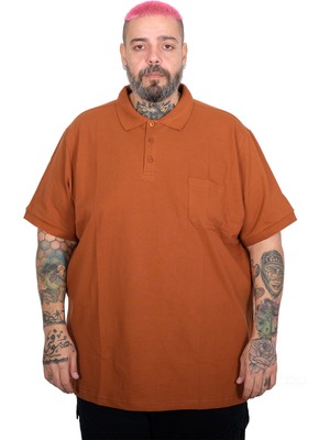 ModeXL Mode Xl Büyük Beden Erkek Cepli Klasik Pike Polo Yaka T-Shirt 20550 Tarcın