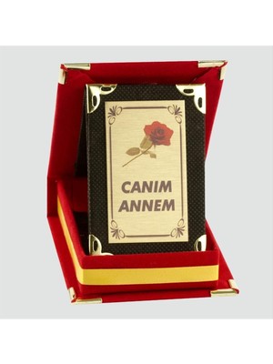 Zero Land Matrixzn Canım Annem Plaketi-Kırmızı