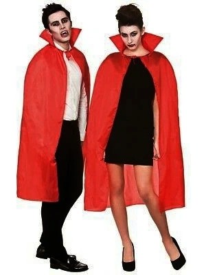 Shopwave Kırmızı Renk Yakalı Pelerin 120 cm (5047)