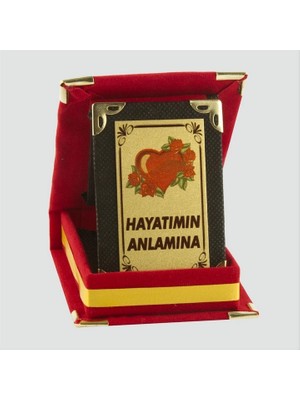 Zero Land Matrixzn Hayatımın Anlamına Plaketi-Kırmızı
