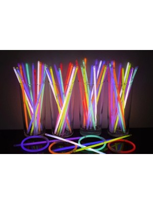Shopwave Glow Fosforlu Neon Bileklik 50 Adet (5047)