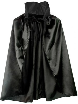 Shopwave Siyah Renk Yakalı Halloween Pelerini 90 cm (5047)