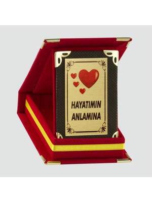 Zero Land Matrixzn Hayatımın Anlamına Plaketi-Kırmızı