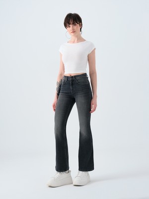 Loft Flare Slim Fit Kadın Pantolon