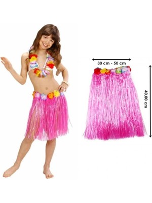 Shopwave Hawaii Hula Eteği Pembe Renk 40 cm (5047)