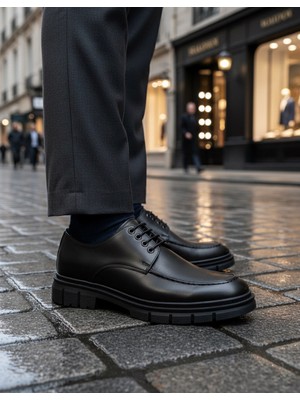 Baybonza BA0237 Bağcıklı Klasik Yüksek Taban Casual Erkek Ayakkabı