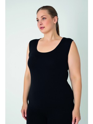 Confeo Kadın Battal Modal Geniş Askılı Atlet C801-028