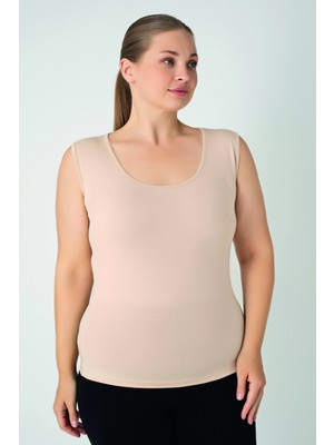 Confeo Kadın Battal Modal Geniş Askılı Atlet C801-028