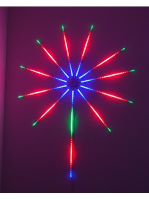 Epilons Akıllı Rgb LED Havai Duvar Lambası Kumandalı ve Uygulama Kontrollü