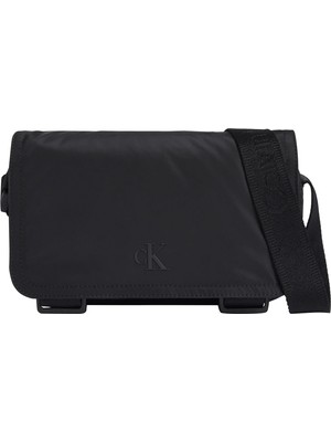 Calvin Klein Erkek Siyah Calvin Klein Over Webbıng Camera Erkek Siyah Omuz Çanta