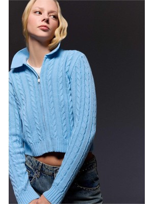 DeFacto Slim Fit Polo Yaka Hırka G6884AX26SP