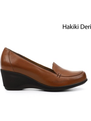 Gönderi(r) Kadın   Dolgu Taban Hakiki Deri Ayakkabı