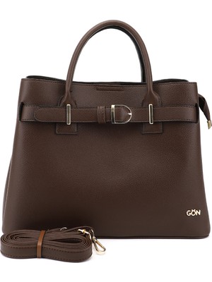 Gönderi(r) Kadın Kahverengi Uzun Askılı El ve Omuz Çantası