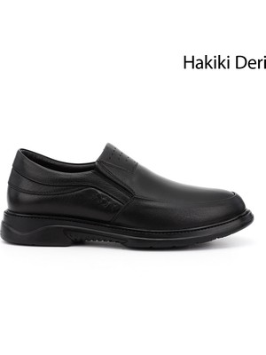 Gönderi(r) Erkek Siyah Hakiki Deri Klasik Ayakkabı