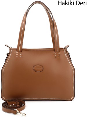 Gönderi(r) Kadın Taba  Hakiki Deri El ve Omuz Çantası