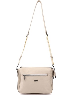 Gönderi(r) Kadın Bej Süet Uzun Askılı Omuz Çantası