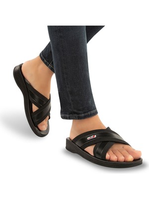 Muya 31304-İKON 6 Nokta Anatomik Taban Topuk Dikeni ,dört Mevsim Günlük Erkek Terlik,,