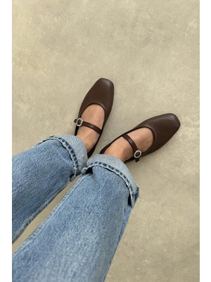 Straswans Berny  Kadın  Kemer  Detay  Deri  Babet Kahve