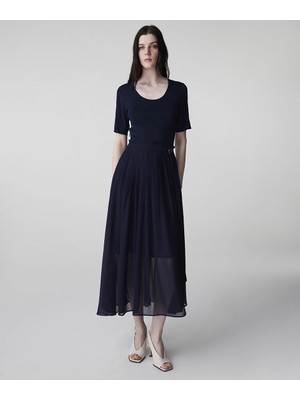 İpekyol Çift parça görünüm ayarlanabilir yırtmaçlı elbise IS1260002184015