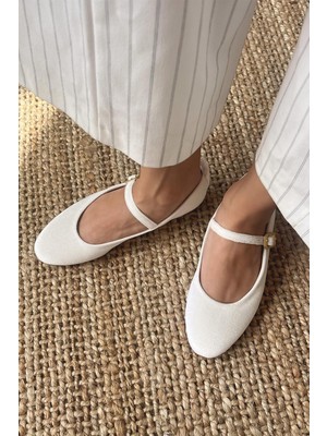 Straswans Hollie   Kadın  Kemer  Detay  Kadife  Babet Bej