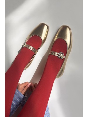 Straswans Jules  Kadın  Kemer  Detay  Deri  Babet Altın