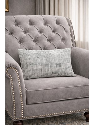 Lena Maison Safir Kırlent Kılıfı Gri 30X47 cm