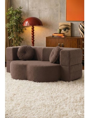 Homedius Muse Katlanır Yatak Olabilen Çok Amaçlı Çift Kişilik Koltuk