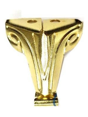 Skygo Moda Sac Sandık Ayağı, Kutu Ayak 2,5 cm - Sarı, 100 Adet