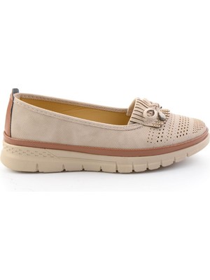 Bambi Bej  Kadın Casual Ayakkabı K01536104837