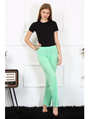 Beruflic Kadın Pamuklu Tek Alt Pijama Fıstık Yeşili